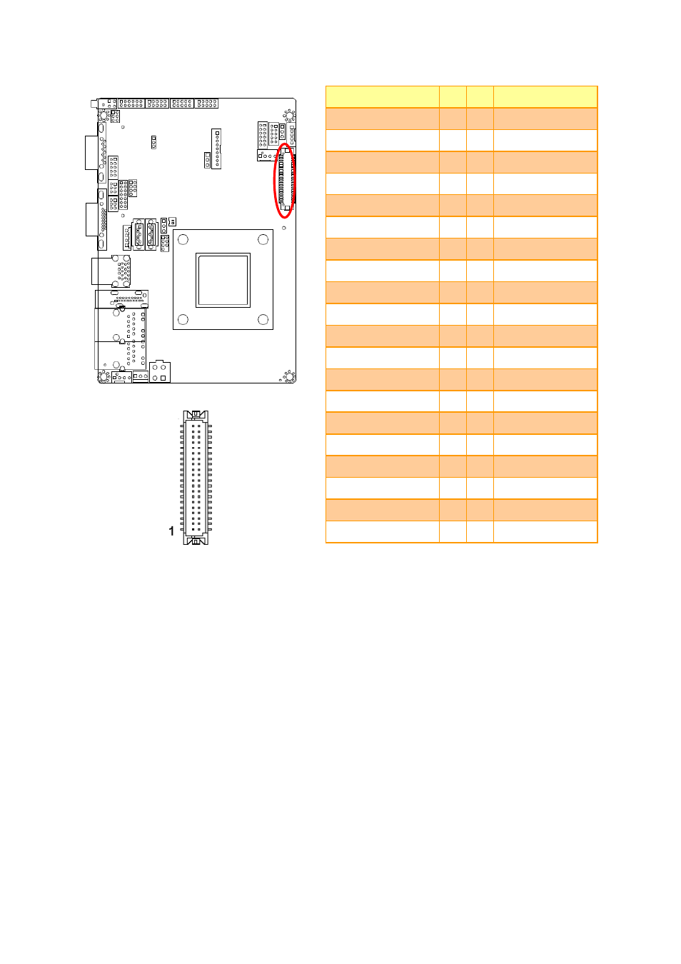 Lvds connector (jlvds1) | Avalue ECM-KA User Manual | Page 22 / 24