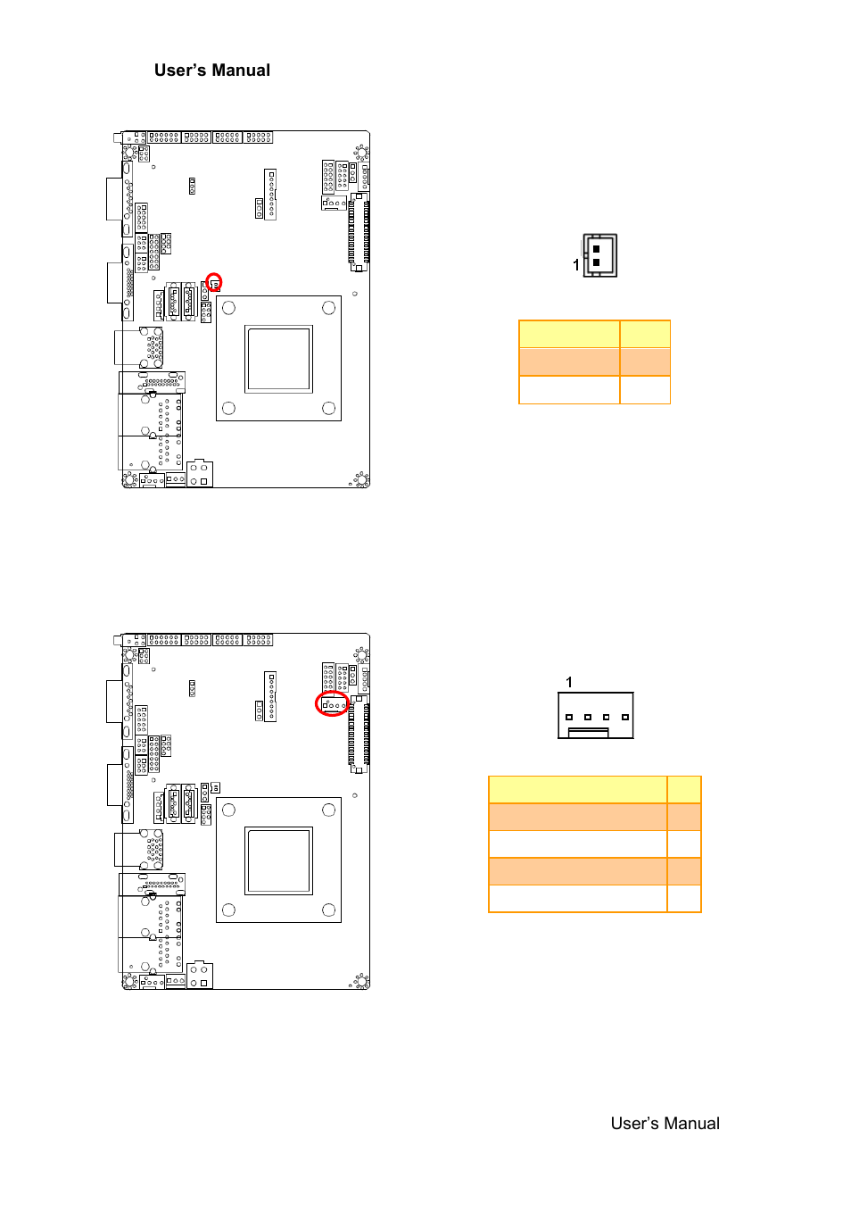 Battery connector (bat1), Cpu fan connector (cpu_fan1) | Avalue ECM-KA User Manual | Page 25 / 72