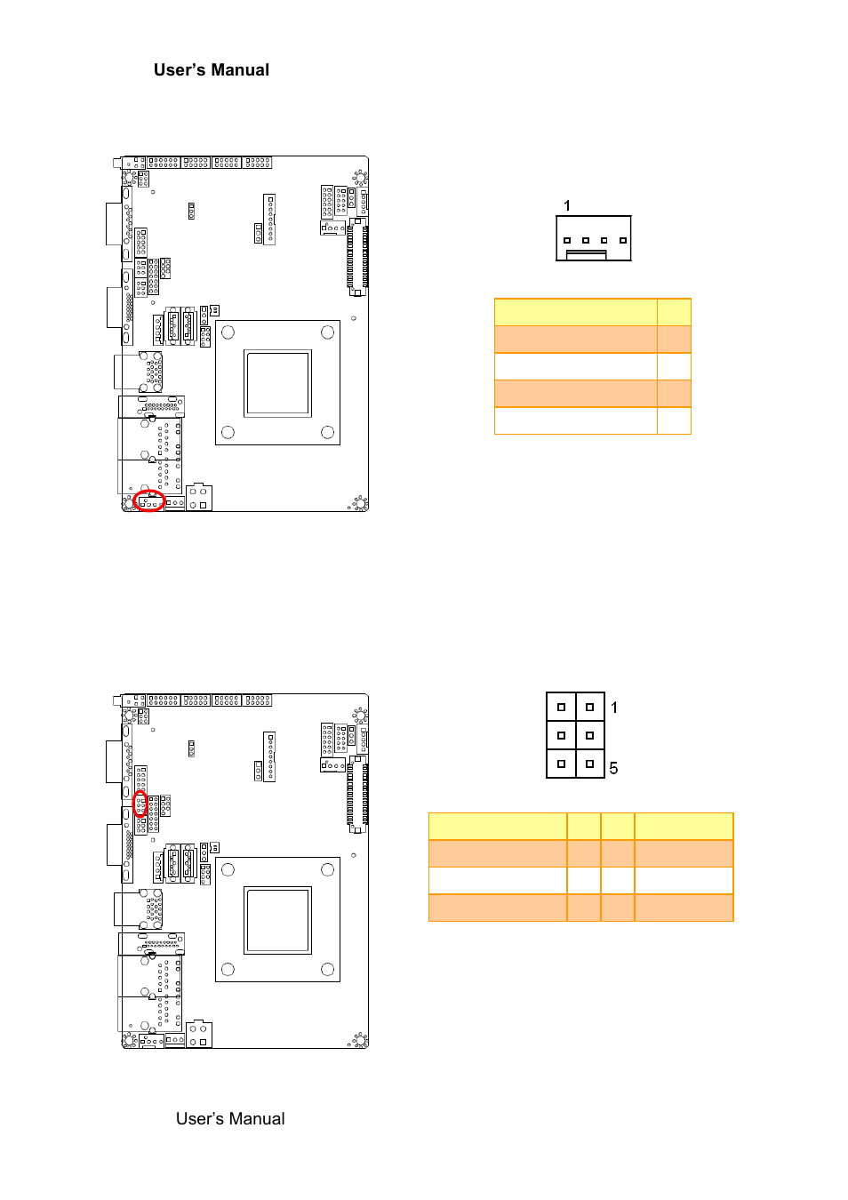 System fan connector (sys_fan1), Com 1 rs-422-485 mode (j422/1) | Avalue ECM-KA User Manual | Page 26 / 72
