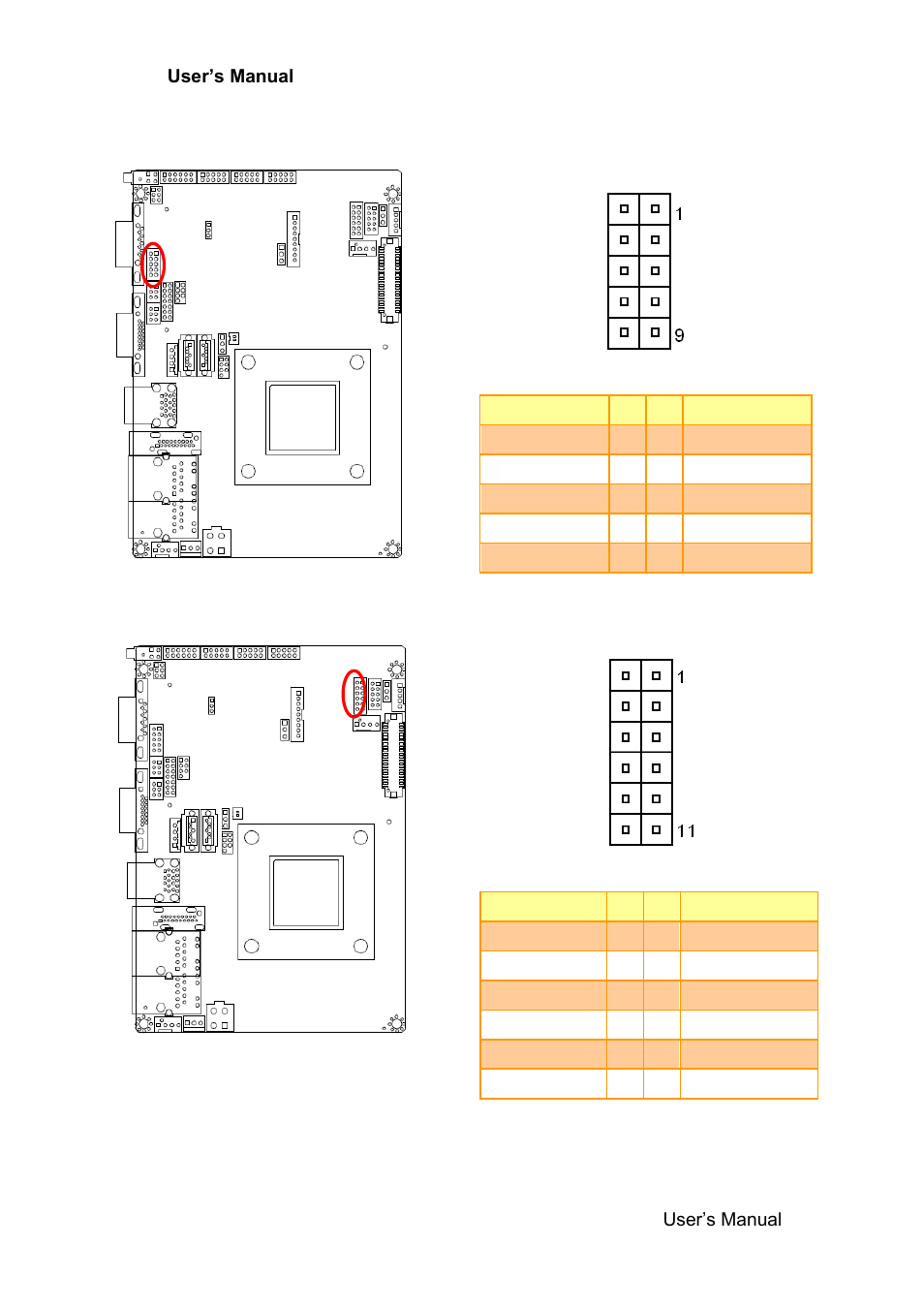 Serial port 2 connector (jcom2), General purpose i/o connector (dio1) | Avalue ECM-KA User Manual | Page 29 / 72