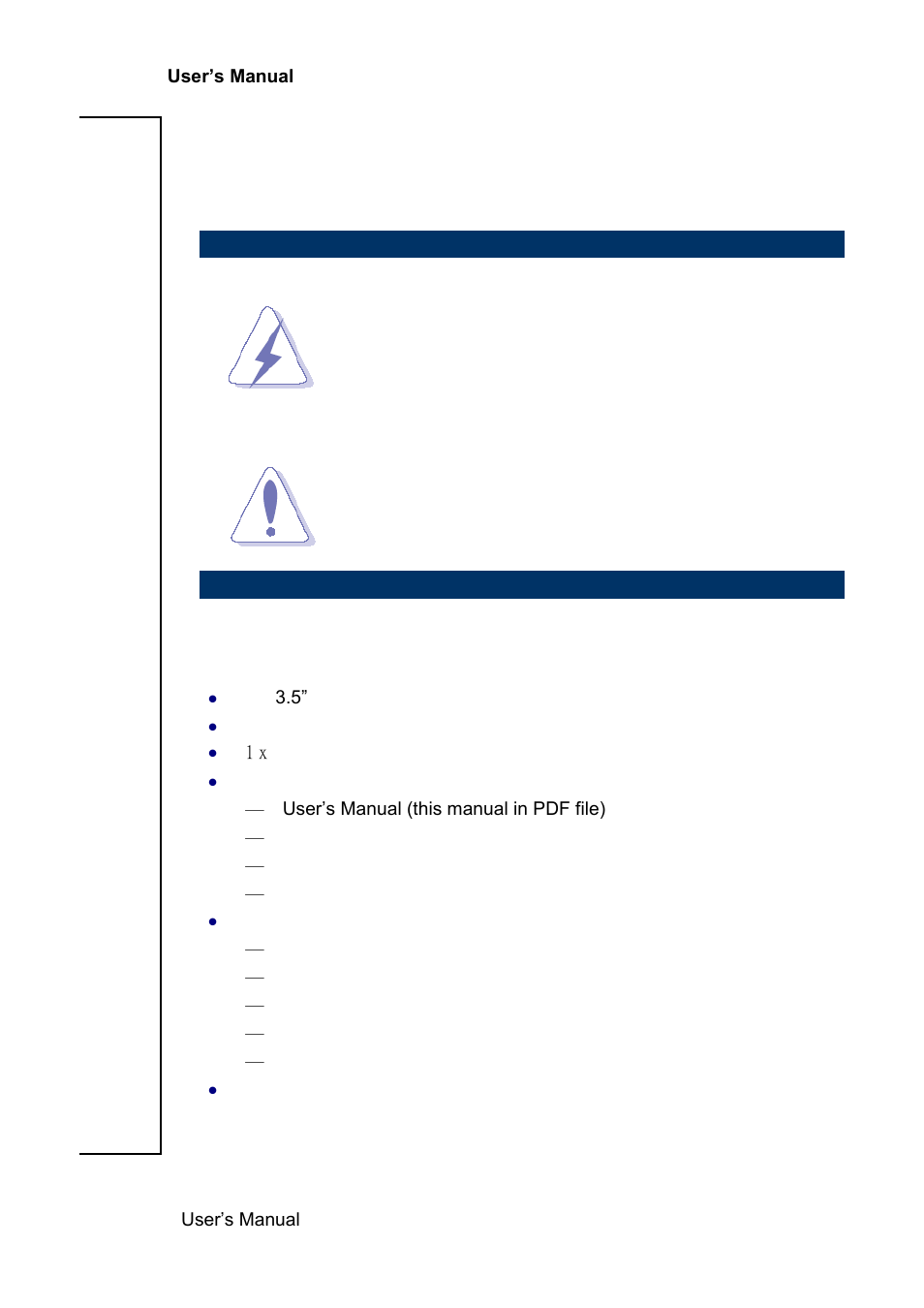 Getting started, Safety precautions, Packing list | Avalue ECM-KA User Manual | Page 8 / 72
