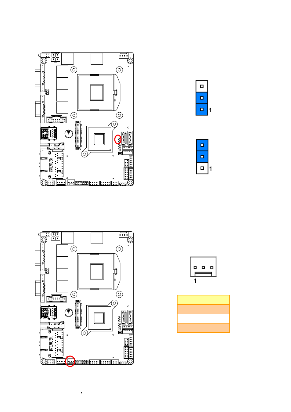 At/ atx input power select (jat1), 5vsb connector in atx (pwr_sb1) | Avalue ECM-QM77 User Manual | Page 24 / 89