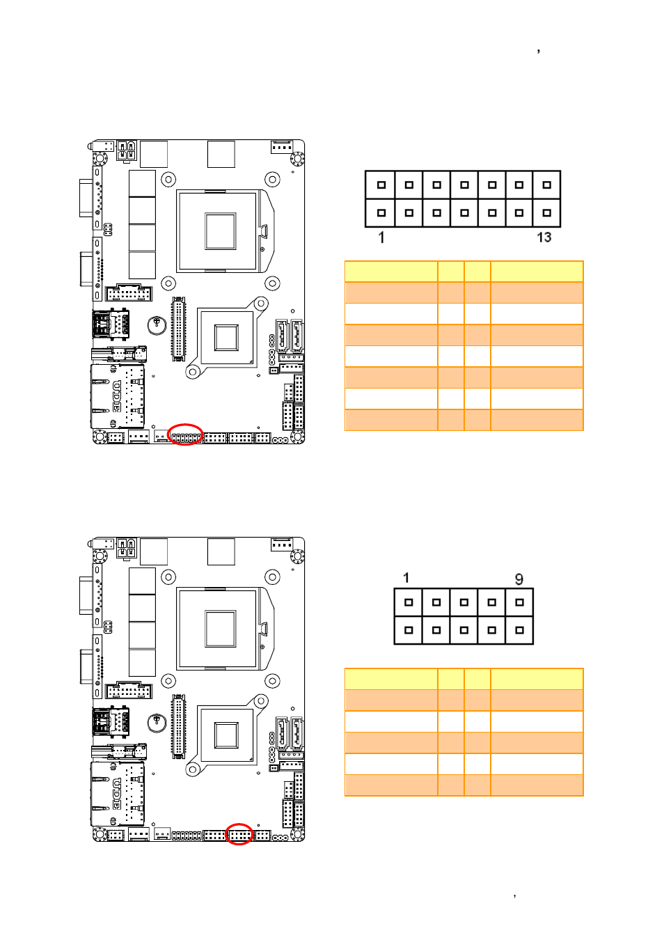 Low pin count connector (jlpc1), Serial port 2 connector (jcom2) | Avalue ECM-QM77 User Manual | Page 29 / 89