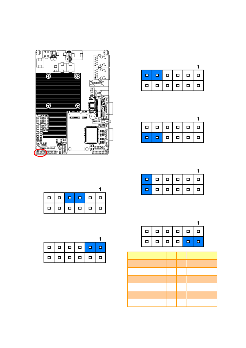 Miscellaneous settings connector (fpt1) | Avalue ECM-CDV User Manual | Page 10 / 20