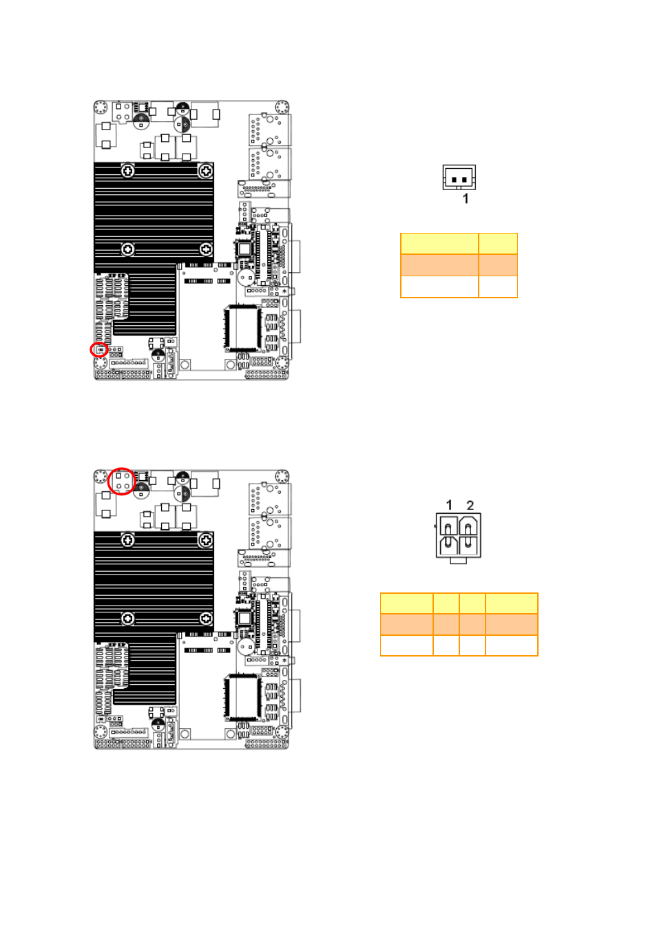 Battery connector (bt1), Power connector (pwr1) | Avalue ECM-CDV User Manual | Page 12 / 20