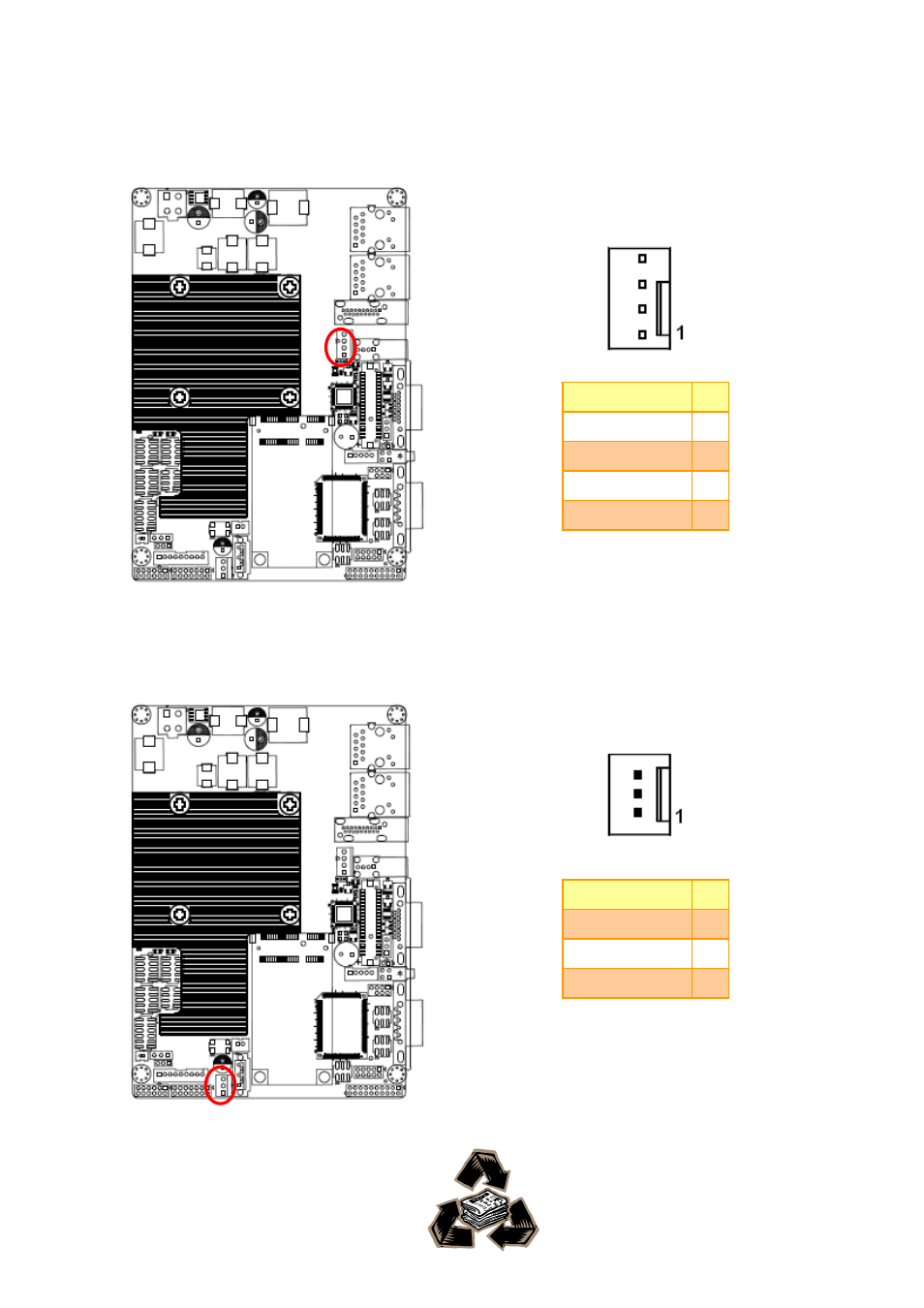 Cpu fan connector (fan1), System fan connector (fan2) | Avalue ECM-CDV User Manual | Page 20 / 20
