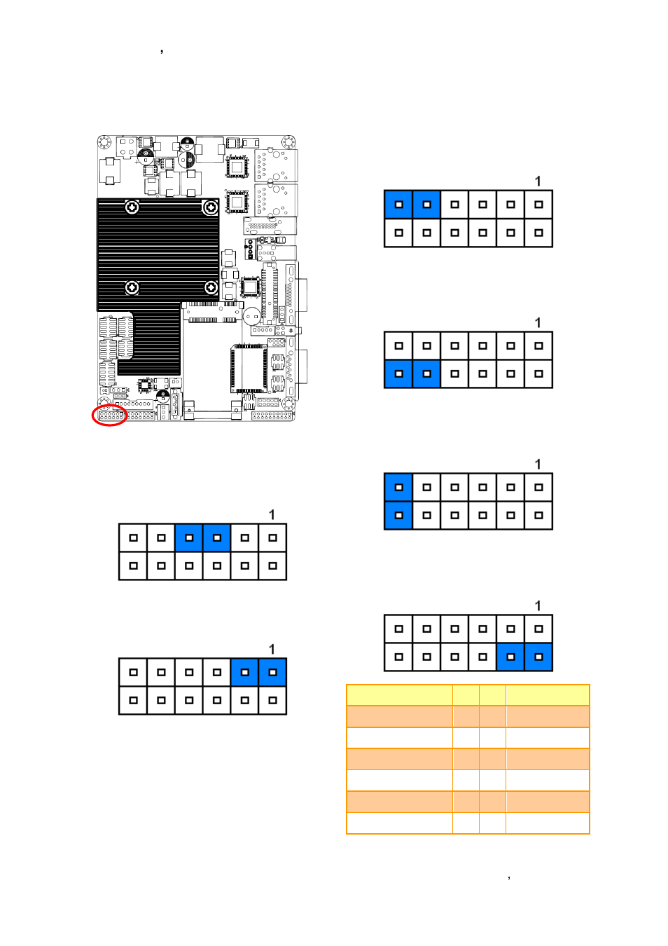 Miscellaneous settings connector (fpt1) | Avalue ECM-CDV User Manual | Page 21 / 70