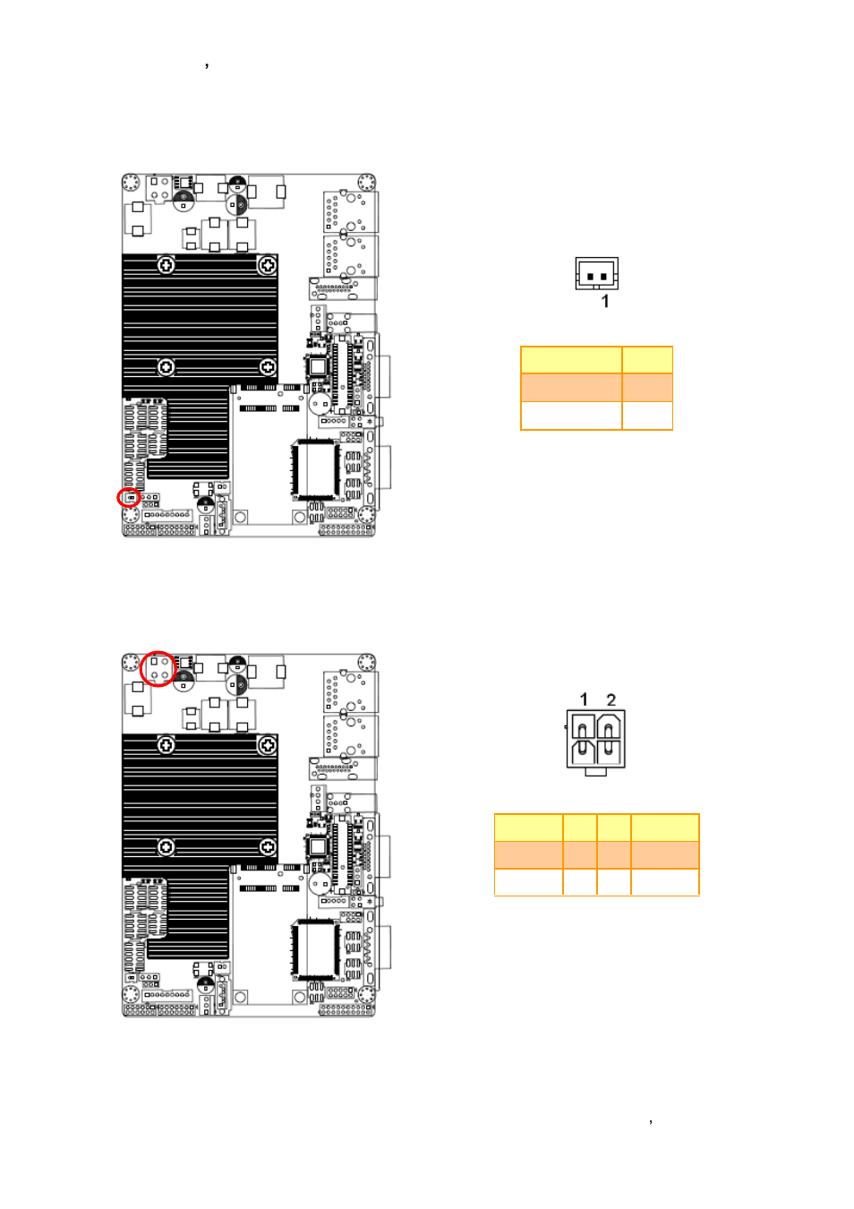 Battery connector (bt1), Power connector (pwr1) | Avalue ECM-CDV User Manual | Page 23 / 70