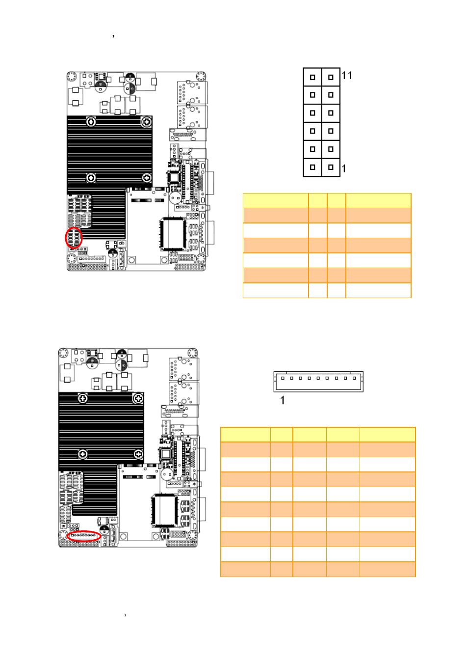 Audio connector (aud1), Touch connector (touch1) | Avalue ECM-CDV User Manual | Page 24 / 70