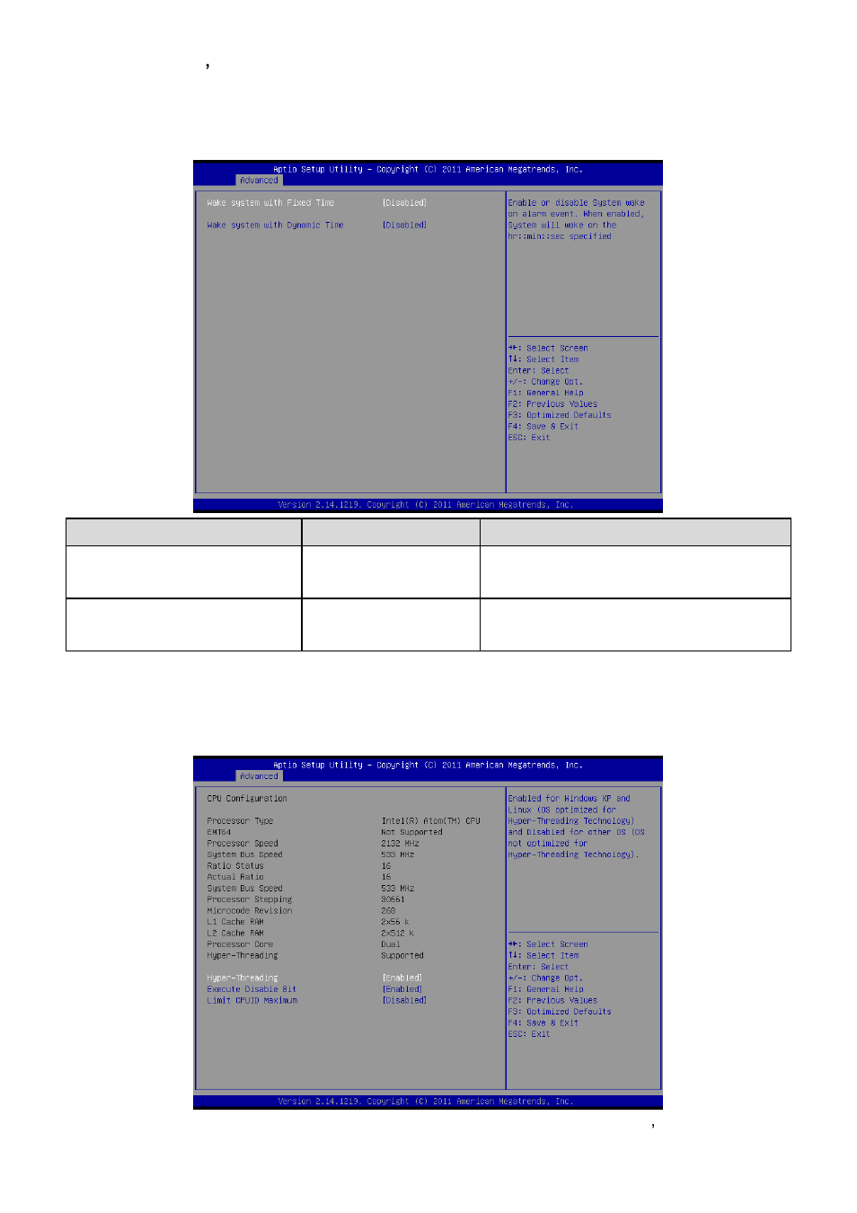 S5 rtc wake settings, Cpu configuration | Avalue ECM-CDV User Manual | Page 39 / 70