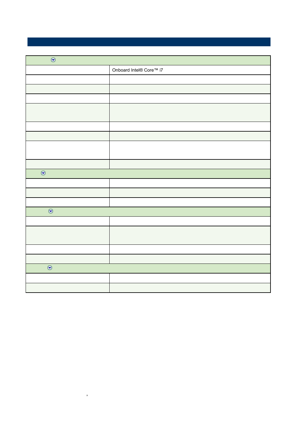 System specifications, 5 system specifications | Avalue ECM-QM57 User Manual | Page 12 / 79
