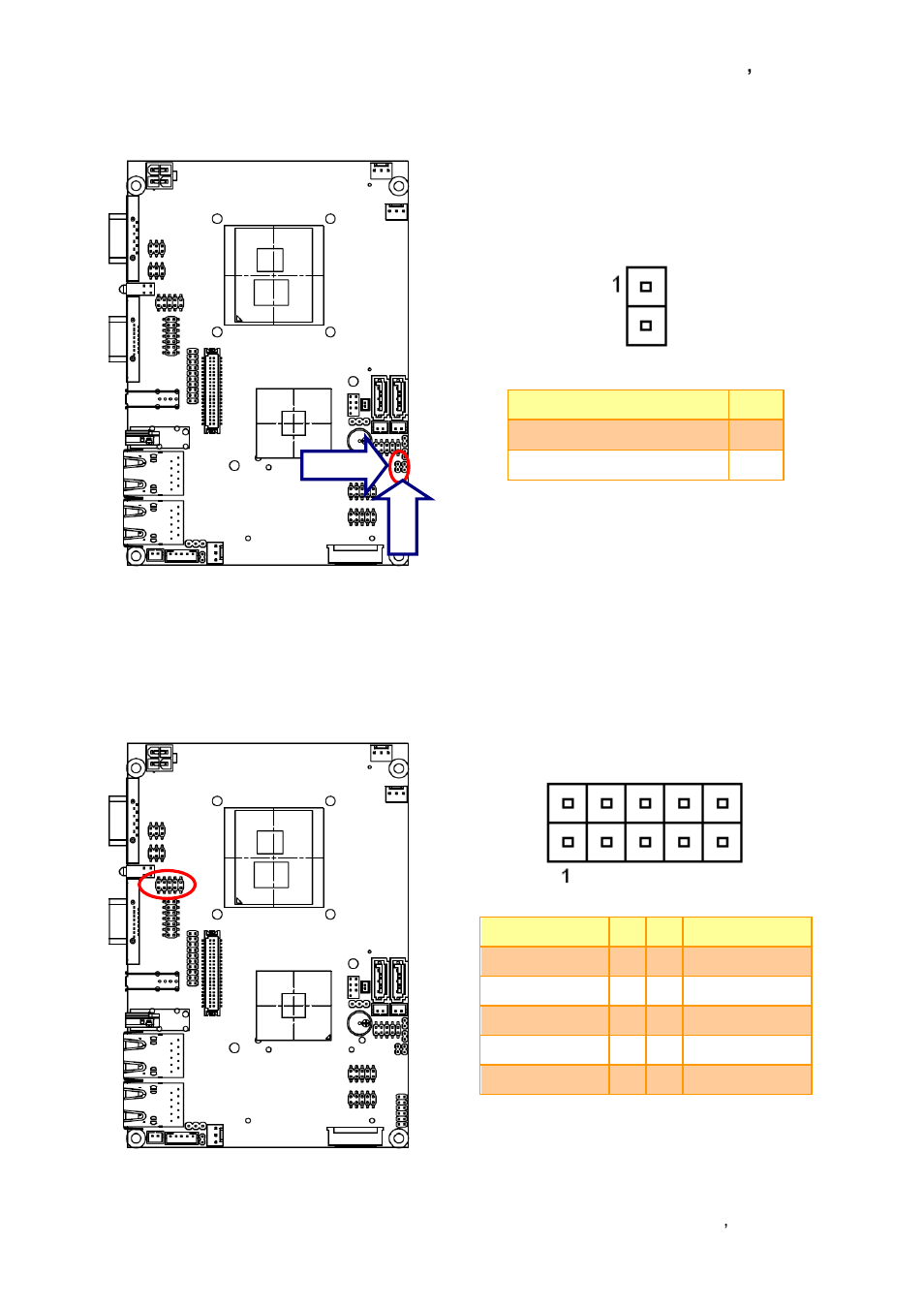 Led backlight adjustment connector (jbkl3/ jbkl4), Serial port 2 connector (jcom2) | Avalue ECM-QM57 User Manual | Page 31 / 79
