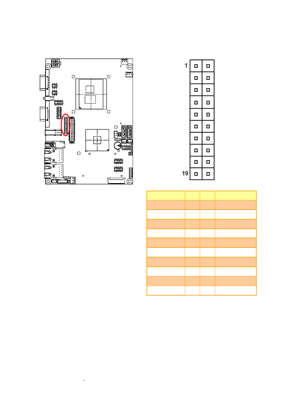 General purpose i/o connector (jdio) | Avalue ECM-QM57 User Manual | Page 32 / 79
