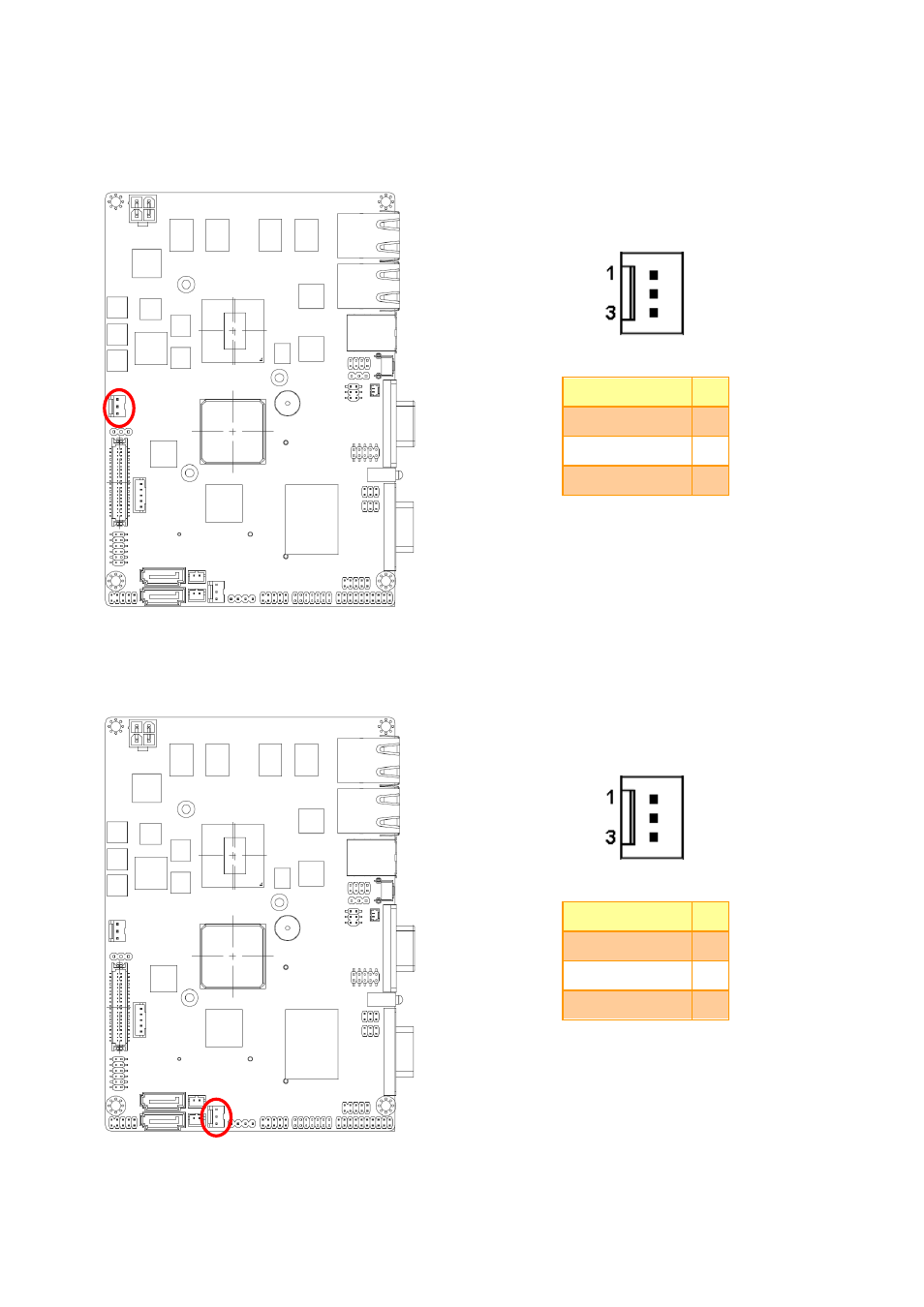 Cpu fan connector (fan1), System fan connector (fan2) | Avalue ECM-QB User Manual | Page 19 / 20