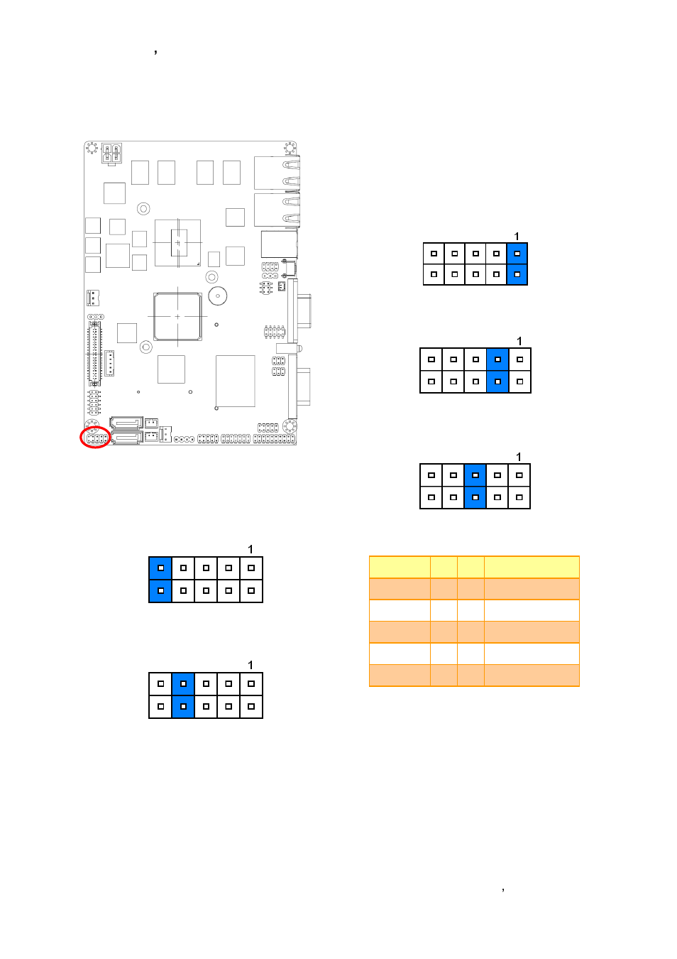 Miscellaneous settings connector (jftp1) | Avalue ECM-QB User Manual | Page 21 / 67