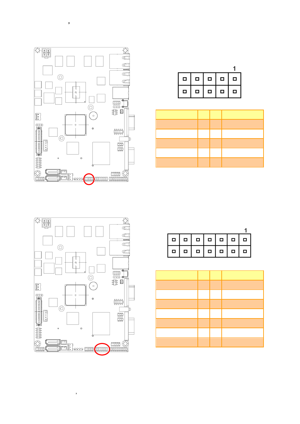 Usb 2 & 3 connector (cn6), Lpc connector (cn7) | Avalue ECM-QB User Manual | Page 26 / 67