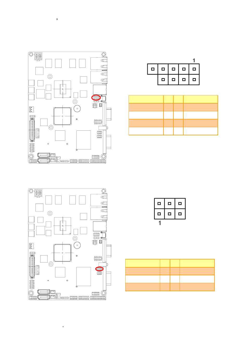 Ps2 connector (cn10), Serial port 4 in rs-422 mode (cn15) | Avalue ECM-QB User Manual | Page 28 / 67