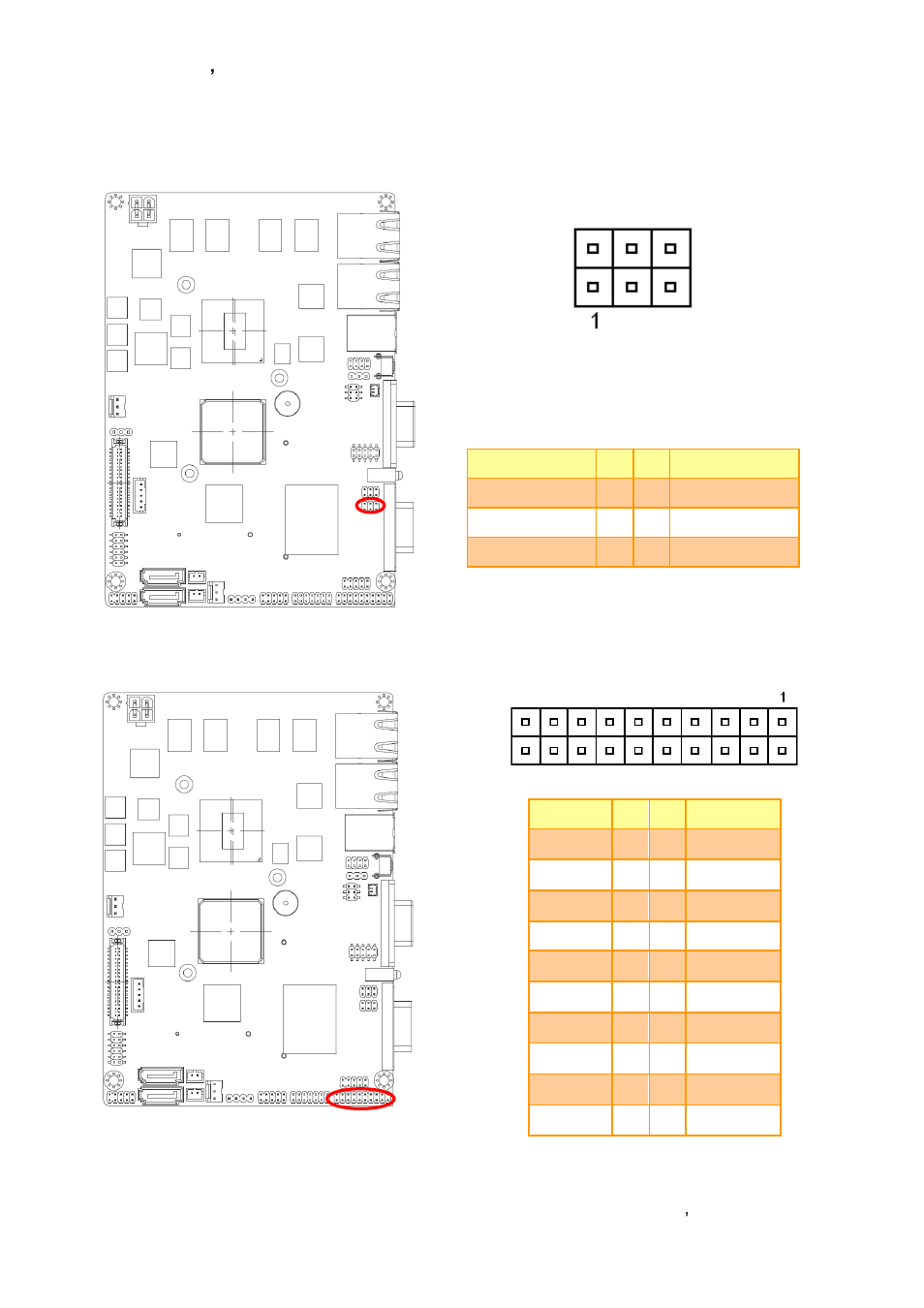 Serial port 5 in rs-485 mode (cn14), General purpose i/o connector (dio1) | Avalue ECM-QB User Manual | Page 29 / 67