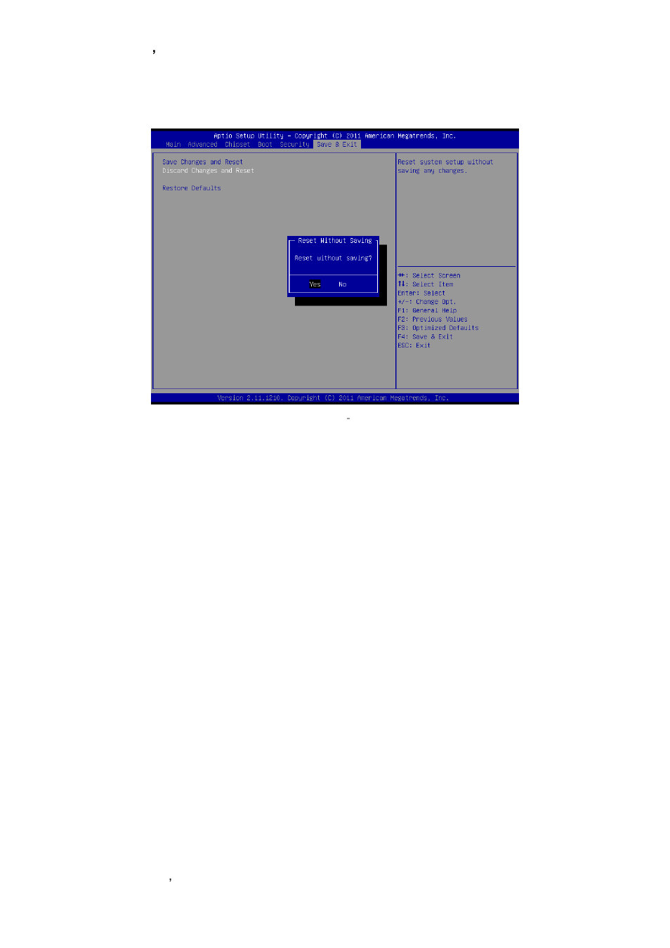 Discard changes & reset | Avalue ECM-QB User Manual | Page 56 / 67