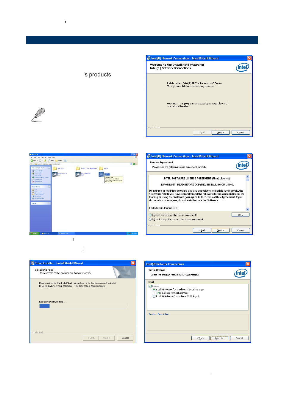 Install ethernet driver (for intel 82574l) | Avalue ECM-QB User Manual | Page 63 / 67