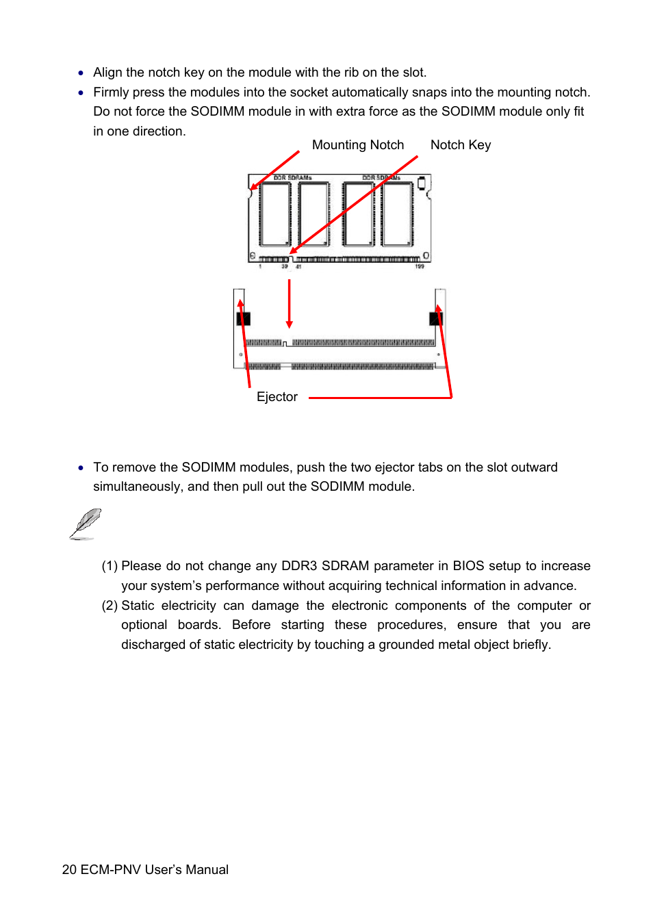 Avalue ECM-PNV User Manual | Page 20 / 105