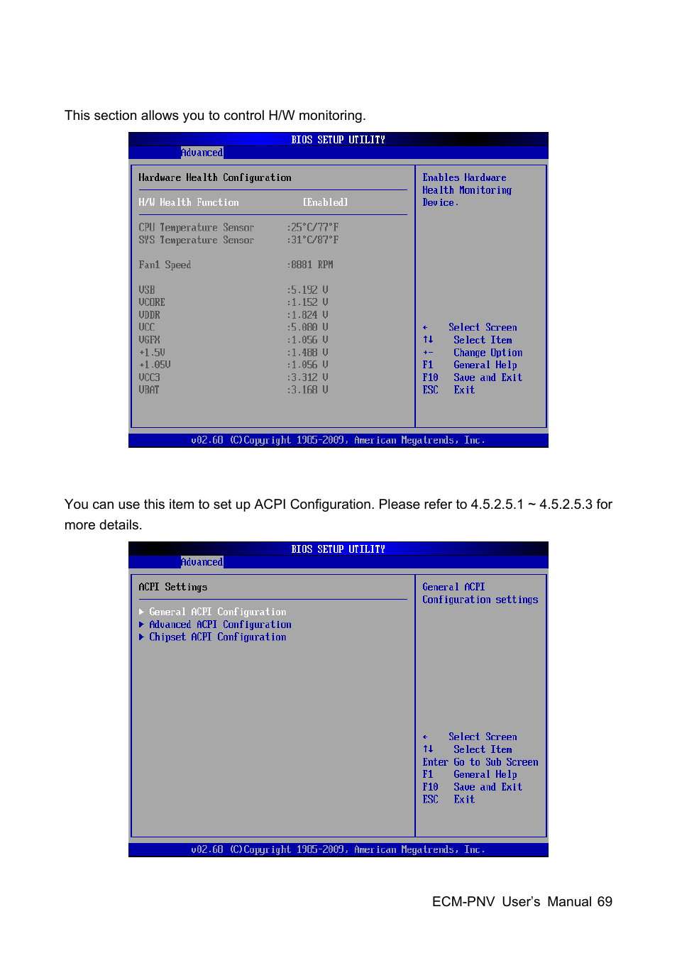 Avalue ECM-PNV User Manual | Page 69 / 105