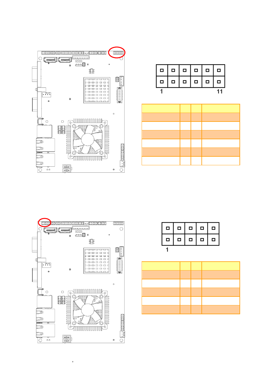 Audio connector (jaudio), Serial port 2 connector (jcom2) | Avalue ECM-PNV User Manual | Page 28 / 77