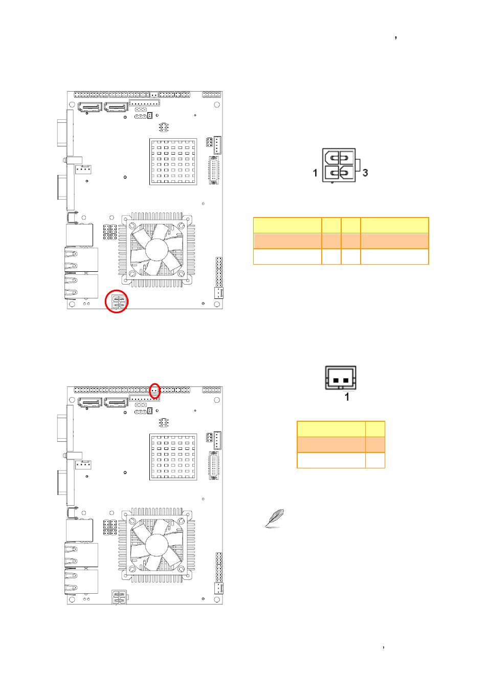 Power connector (pwr), Sata power connector (s_pwr1) | Avalue ECM-PNV User Manual | Page 33 / 77
