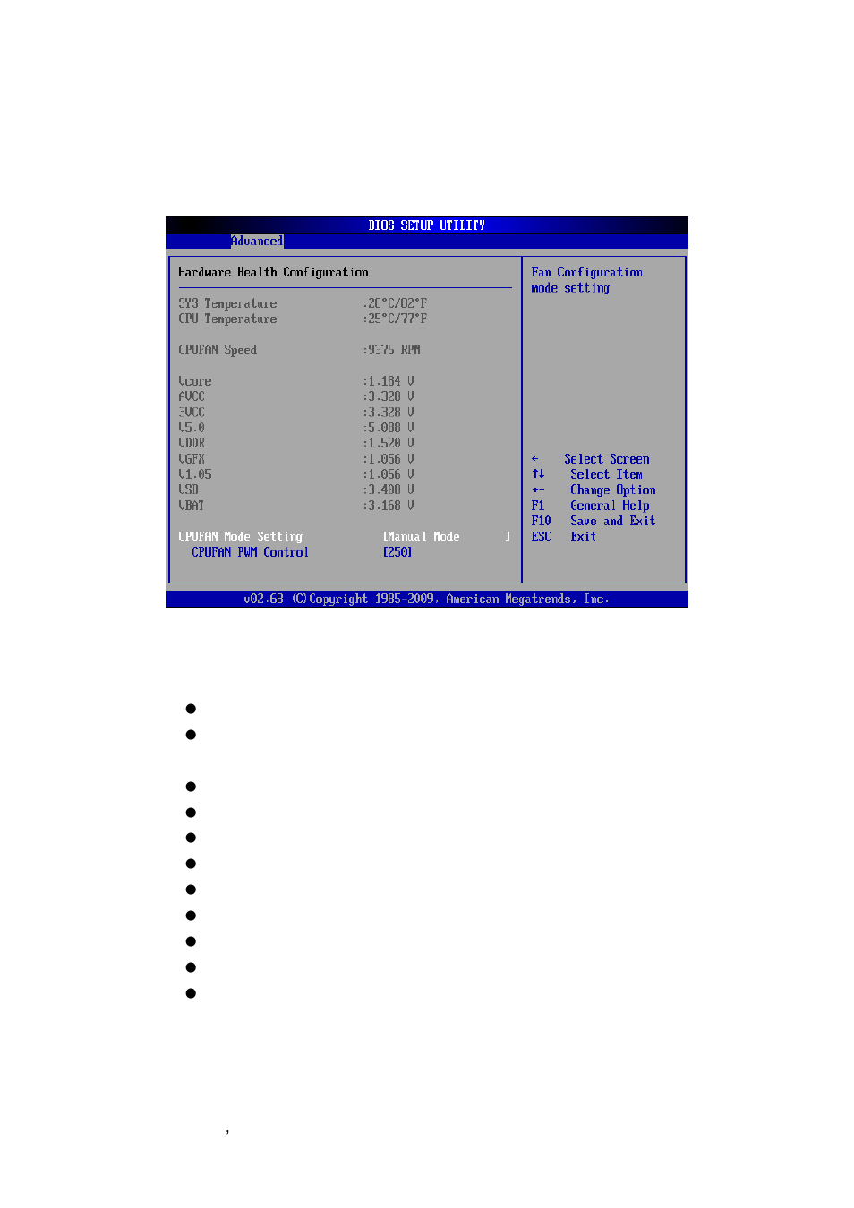 Hardware health configuration | Avalue ECM-PNV User Manual | Page 46 / 77