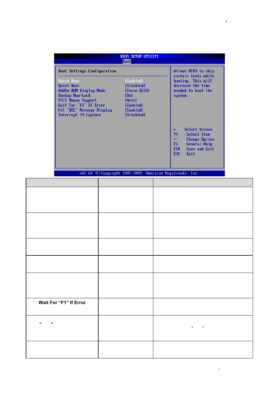 Boot settings configuration | Avalue ECM-PNV User Manual | Page 61 / 77