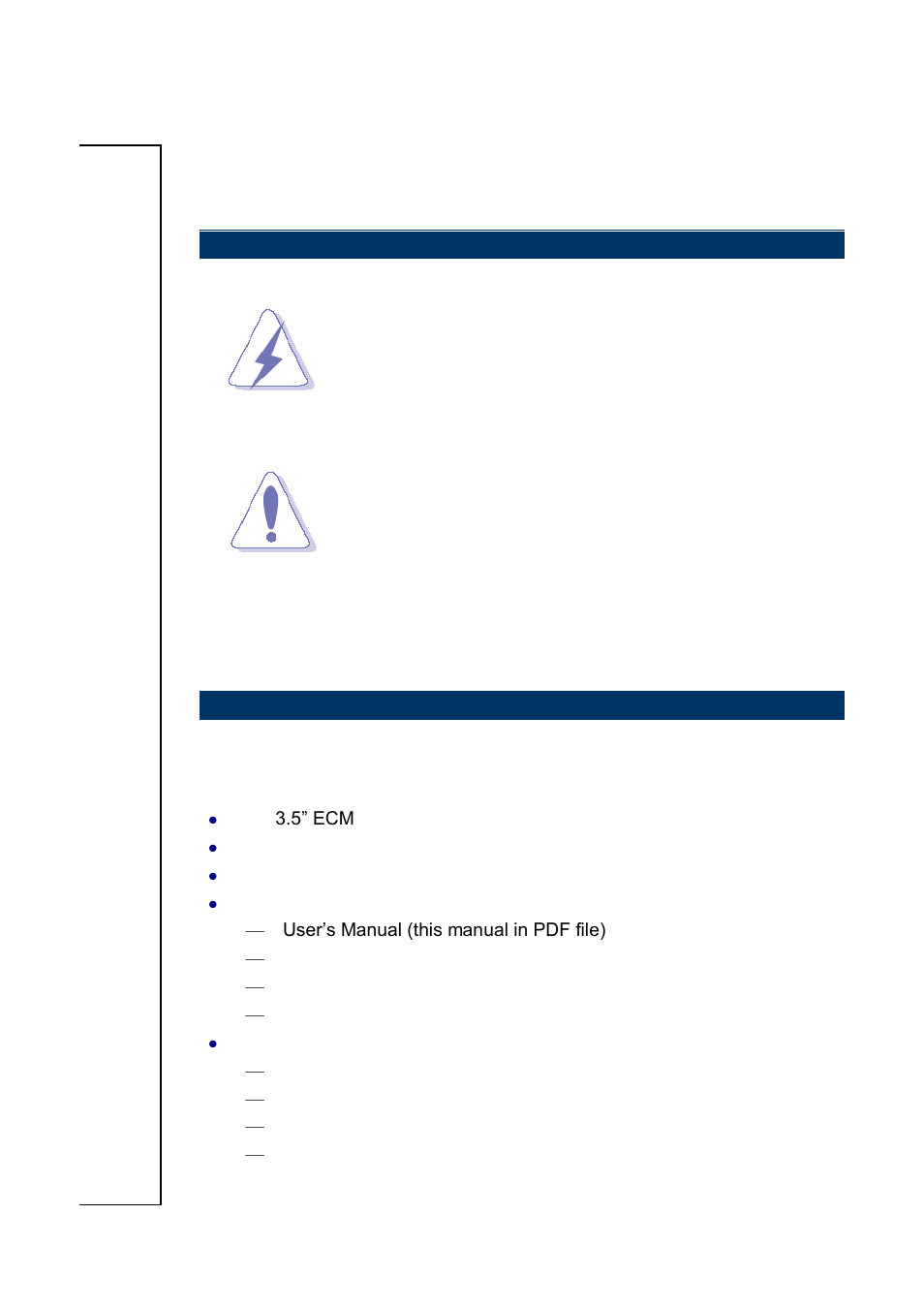 Getting started | Avalue ECM-VX900 User Manual | Page 4 / 24