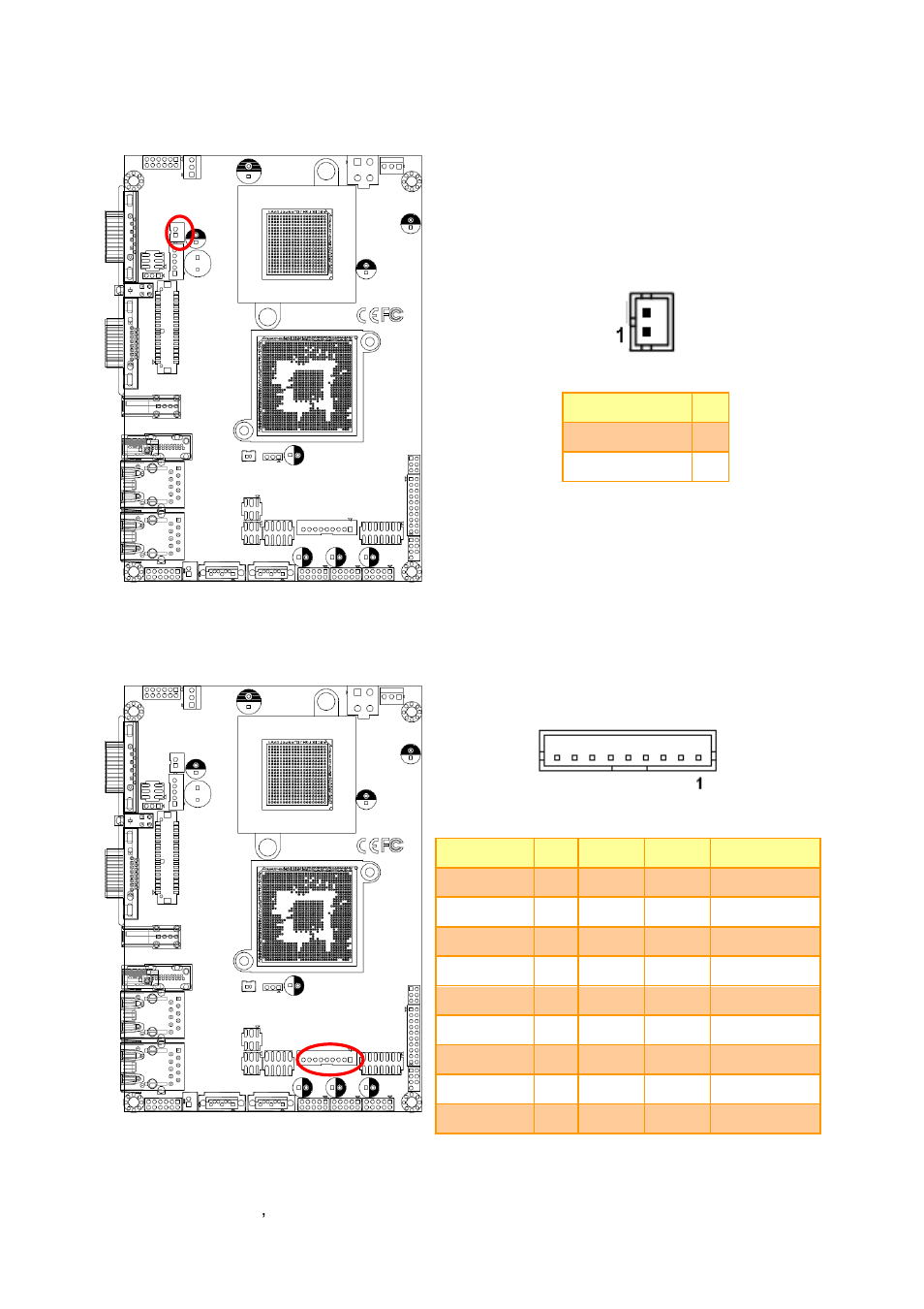12v power connector (jbkl1), Touch panel connector (jtouch1) | Avalue ECM-VX900 User Manual | Page 28 / 74