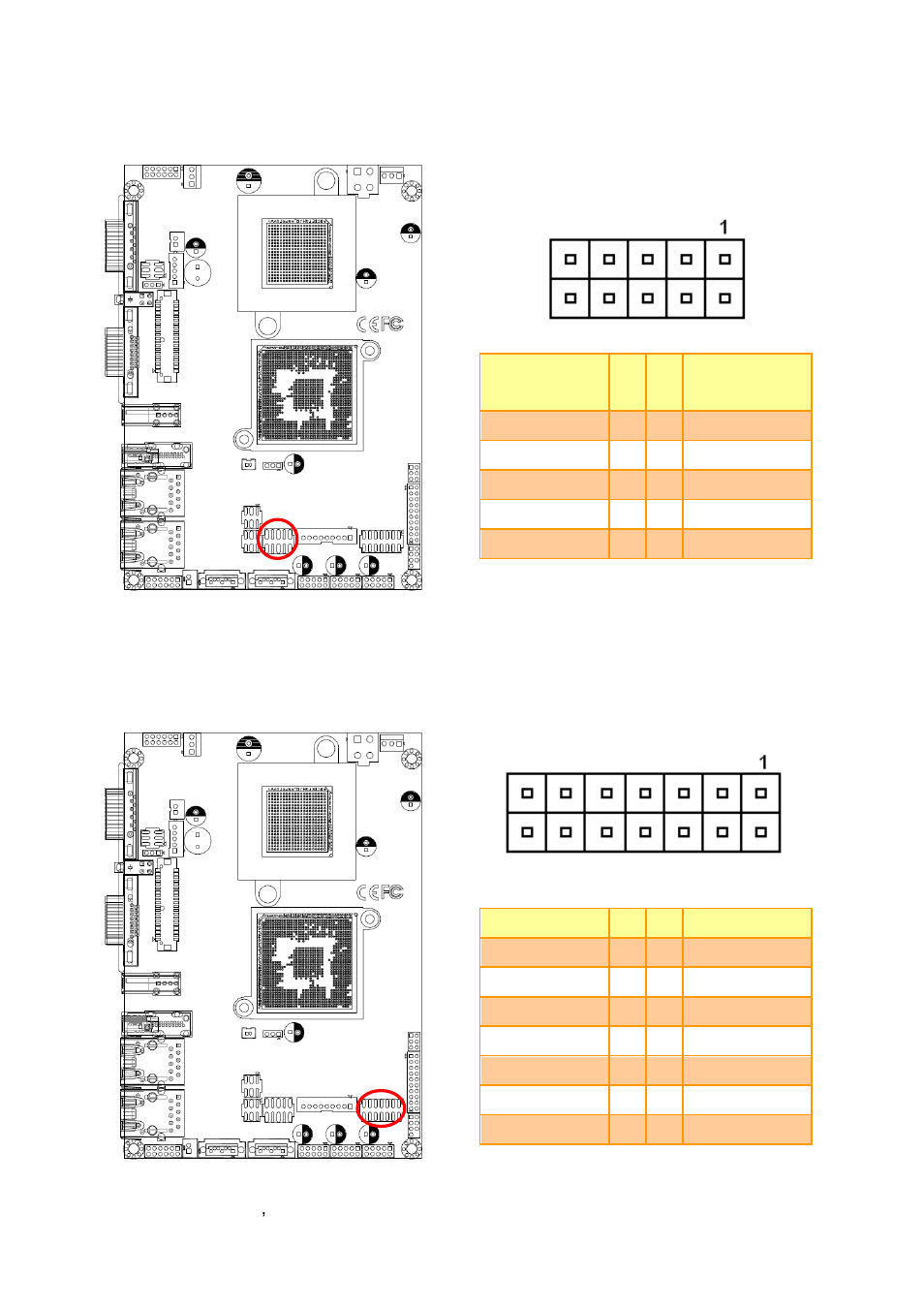 Serial port 2 connector (jcom2), Low pin count connector (jlpc1) | Avalue ECM-VX900 User Manual | Page 30 / 74