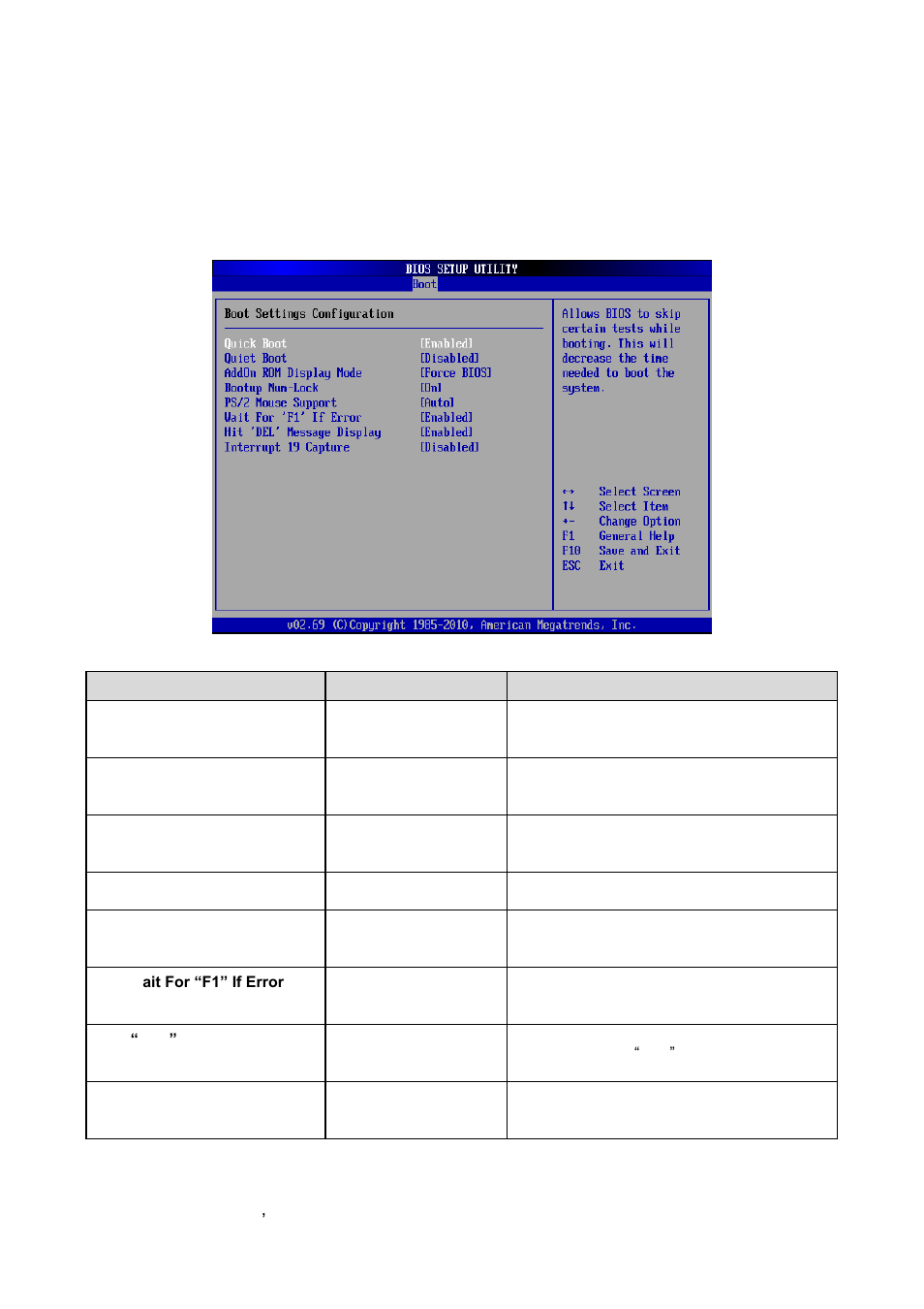 Boot settings configuration | Avalue ECM-VX900 User Manual | Page 58 / 74