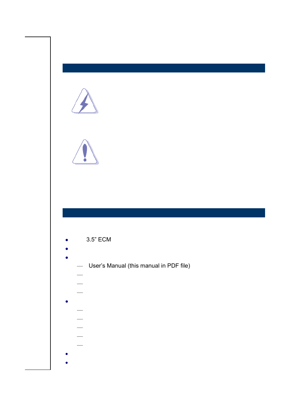 Getting started | Avalue ECM-A50M User Manual | Page 4 / 24