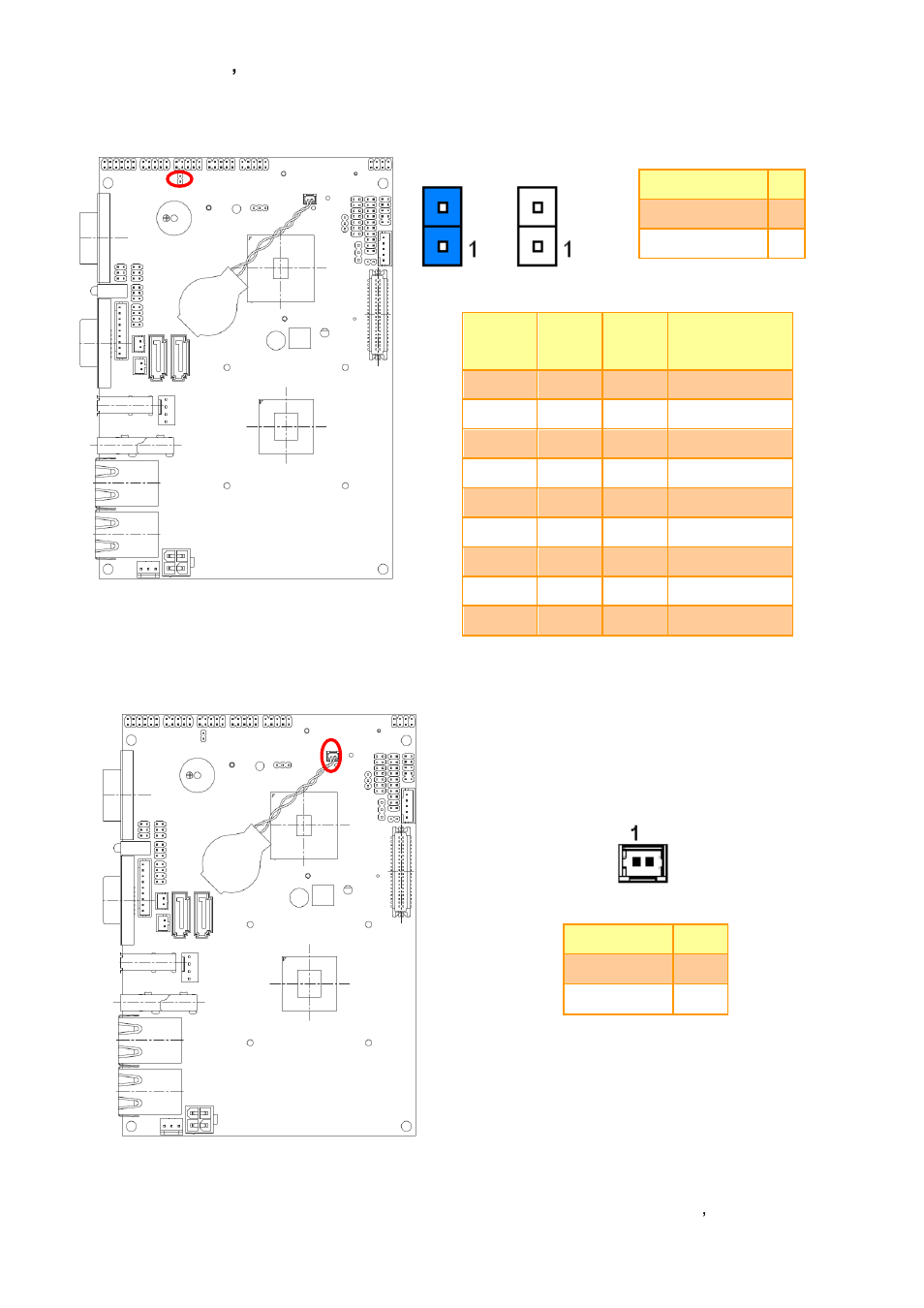 Touch selector (jtsel), Battery connector (bat-wb) | Avalue ECM-A50M User Manual | Page 27 / 77