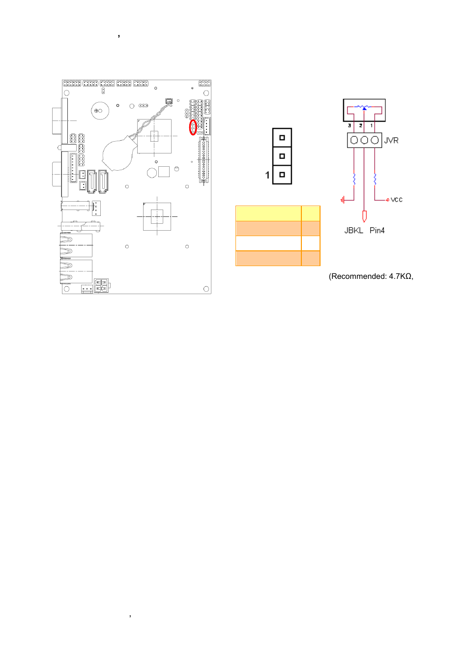 Lcd backlight brightness adjustment (jvr) | Avalue ECM-A50M User Manual | Page 30 / 77