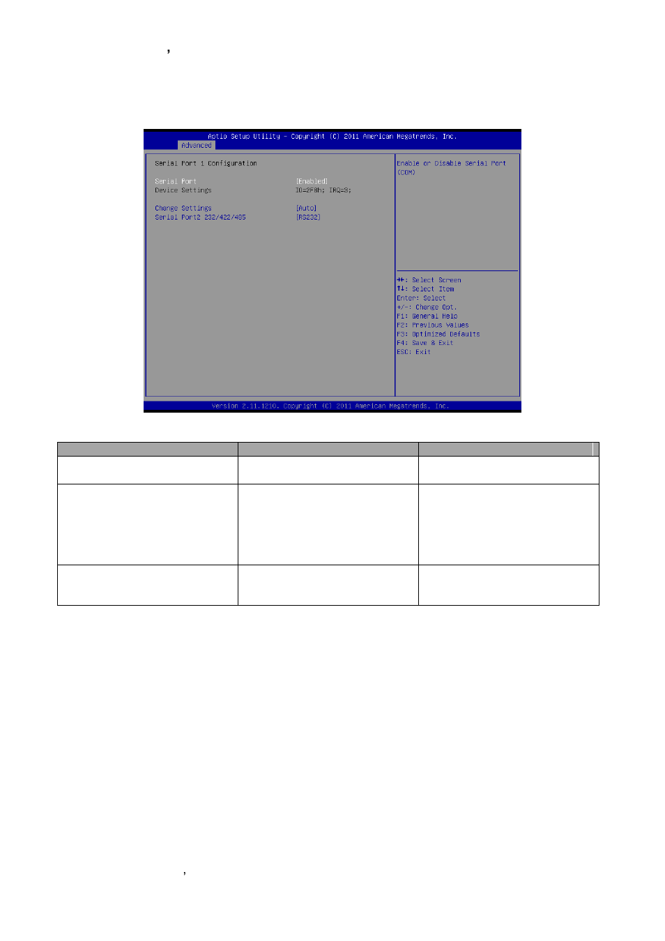 2 serial port 1 configuration | Avalue ECM-A50M User Manual | Page 54 / 77