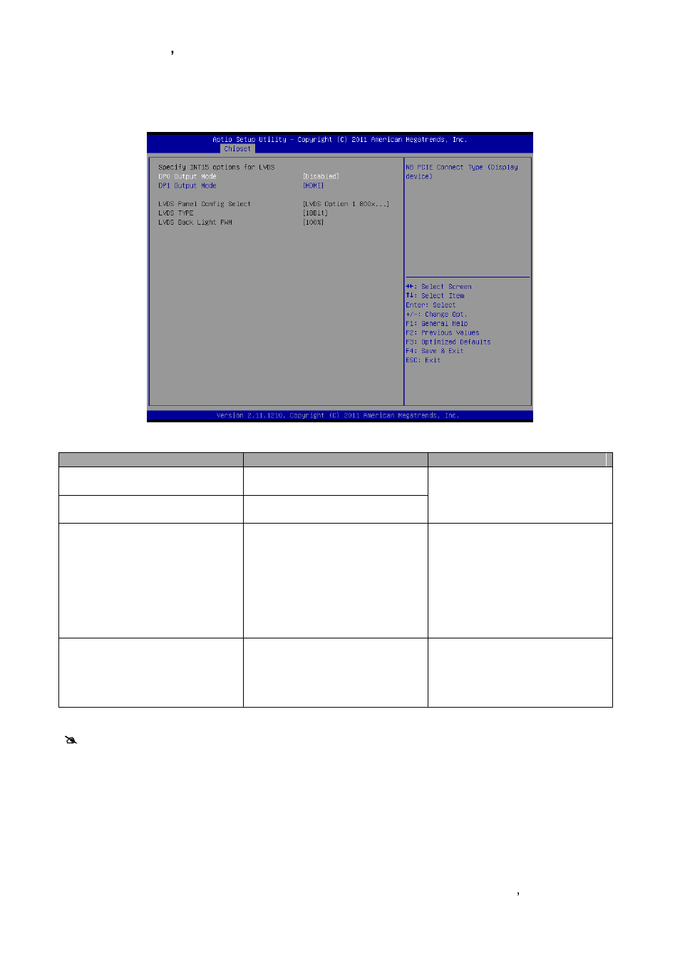 North bridge lvds configuration | Avalue ECM-A50M User Manual | Page 59 / 77