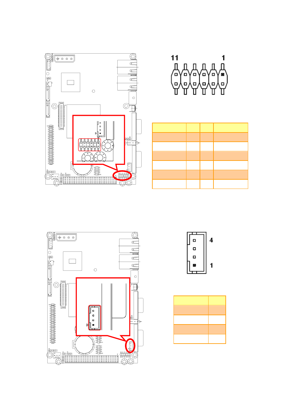 Audio connector (jaud1), Cd-rom audio input connector (jcd1) | Avalue ECM-CX700 User Manual | Page 12 / 20