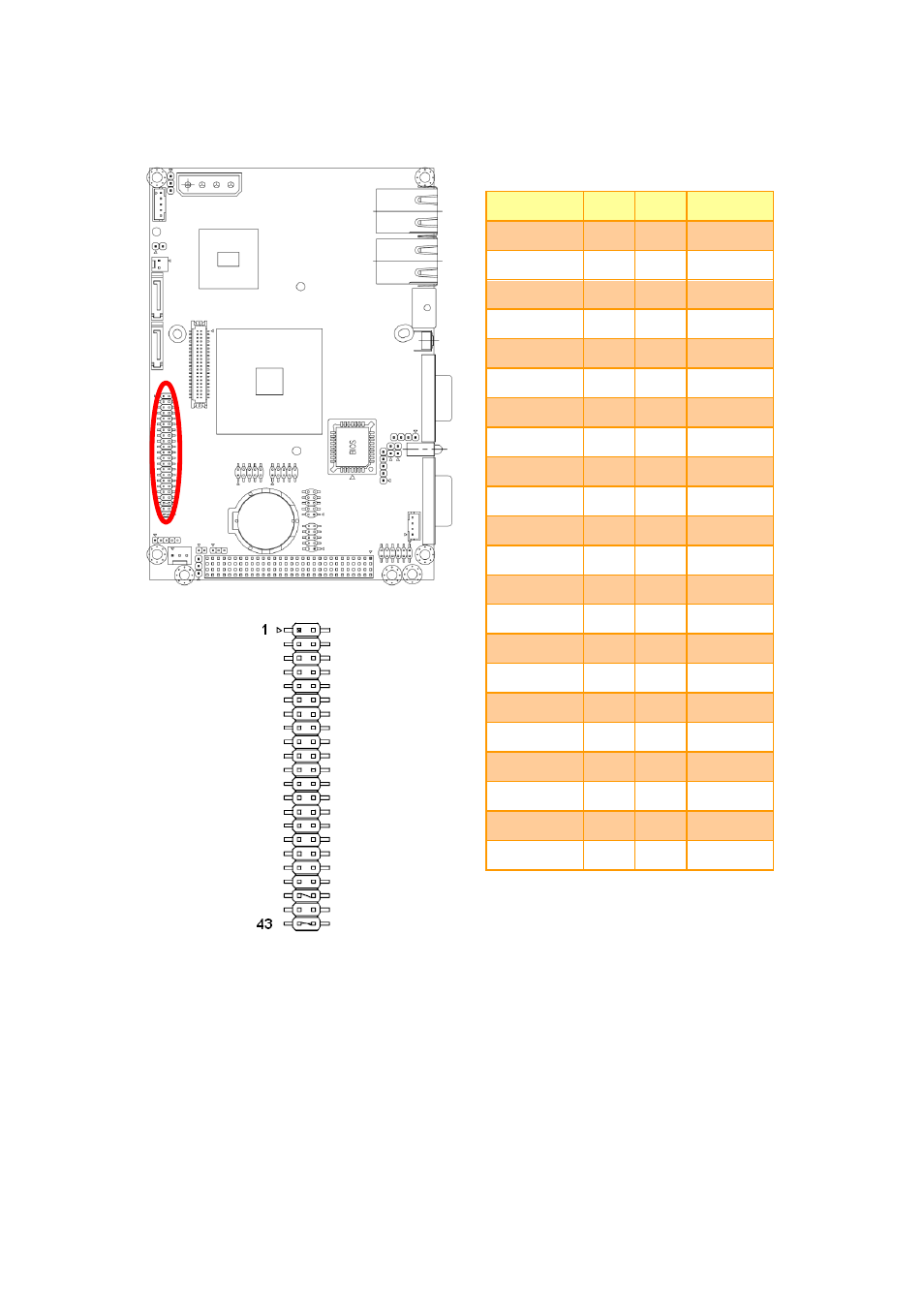 Ide connector (jide1) | Avalue ECM-CX700 User Manual | Page 16 / 20