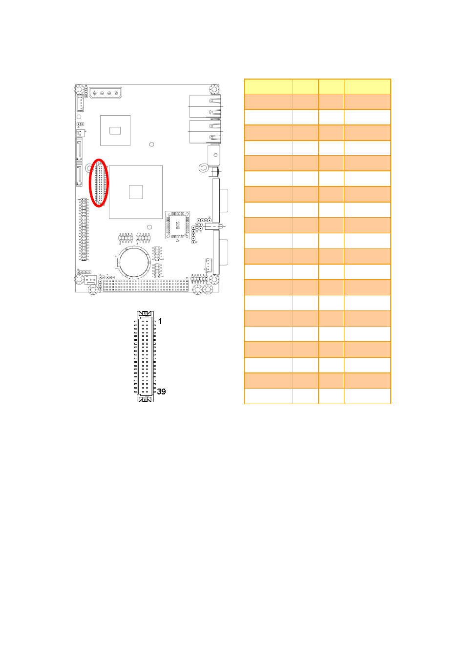 Lvds connector (jlvds1) | Avalue ECM-CX700 User Manual | Page 17 / 20