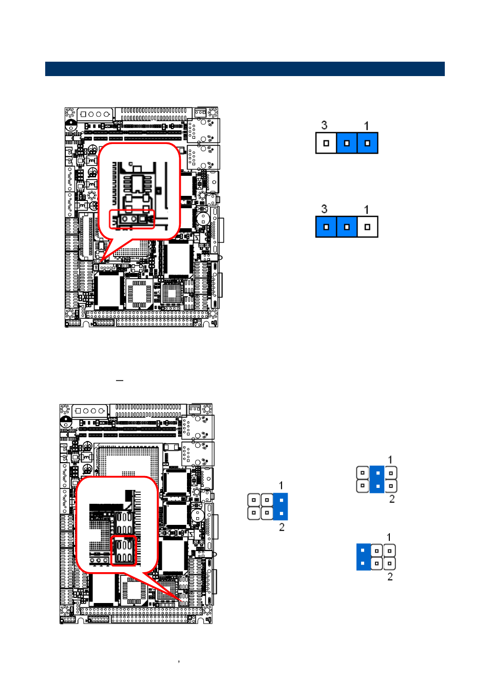 Setting jumpers & connectors, Clear cmos (jbat), Com1－ring, +5v, +12v power select(jri1) | Avalue ECM-LX800W User Manual | Page 24 / 105