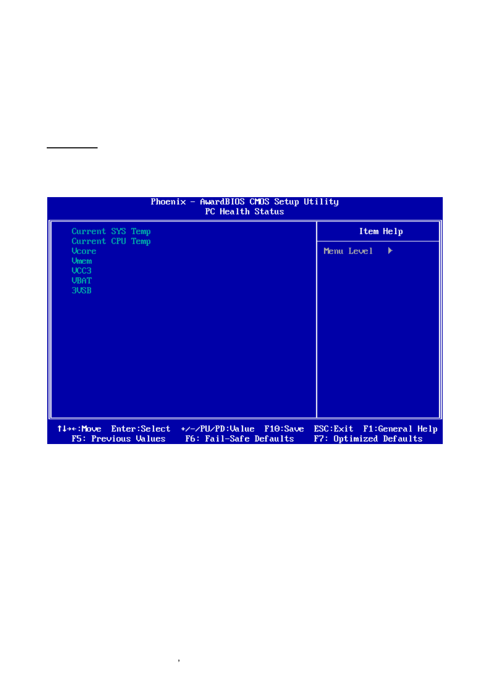 Pci/vga palette snoop, Pc health status | Avalue ECM-LX800W User Manual | Page 64 / 105