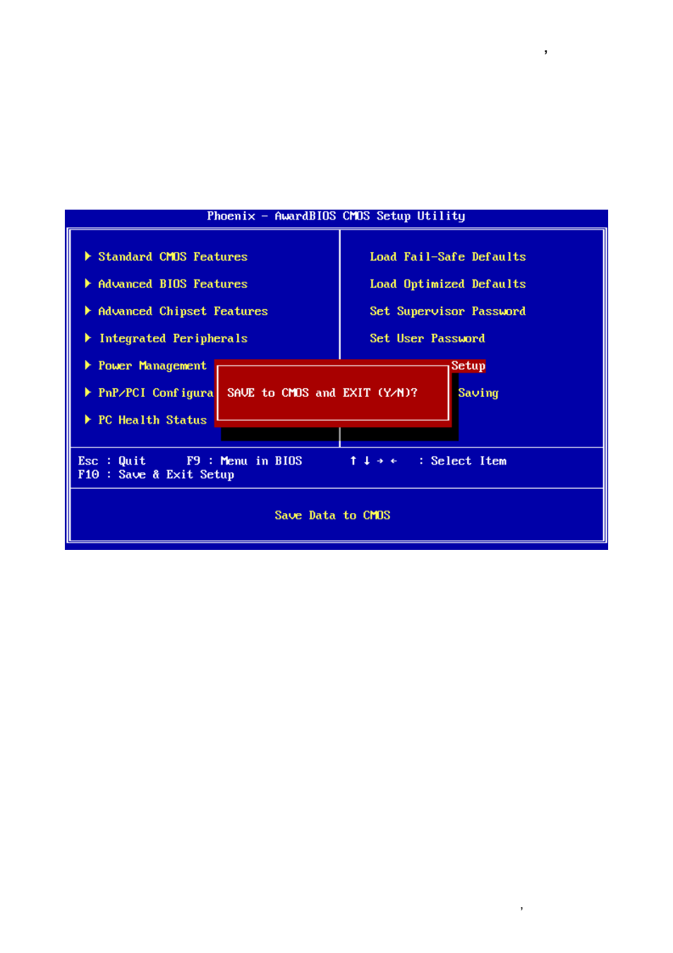 Save & exit setup | Avalue ECM-LX800W User Manual | Page 69 / 105