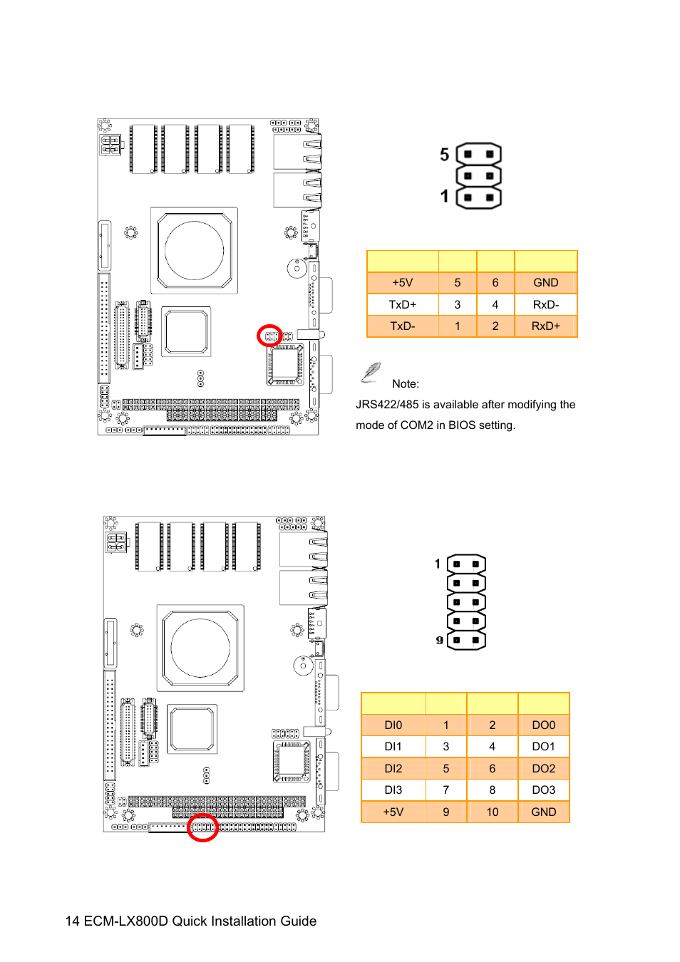 Avalue ECM-LX800D User Manual | Page 14 / 20