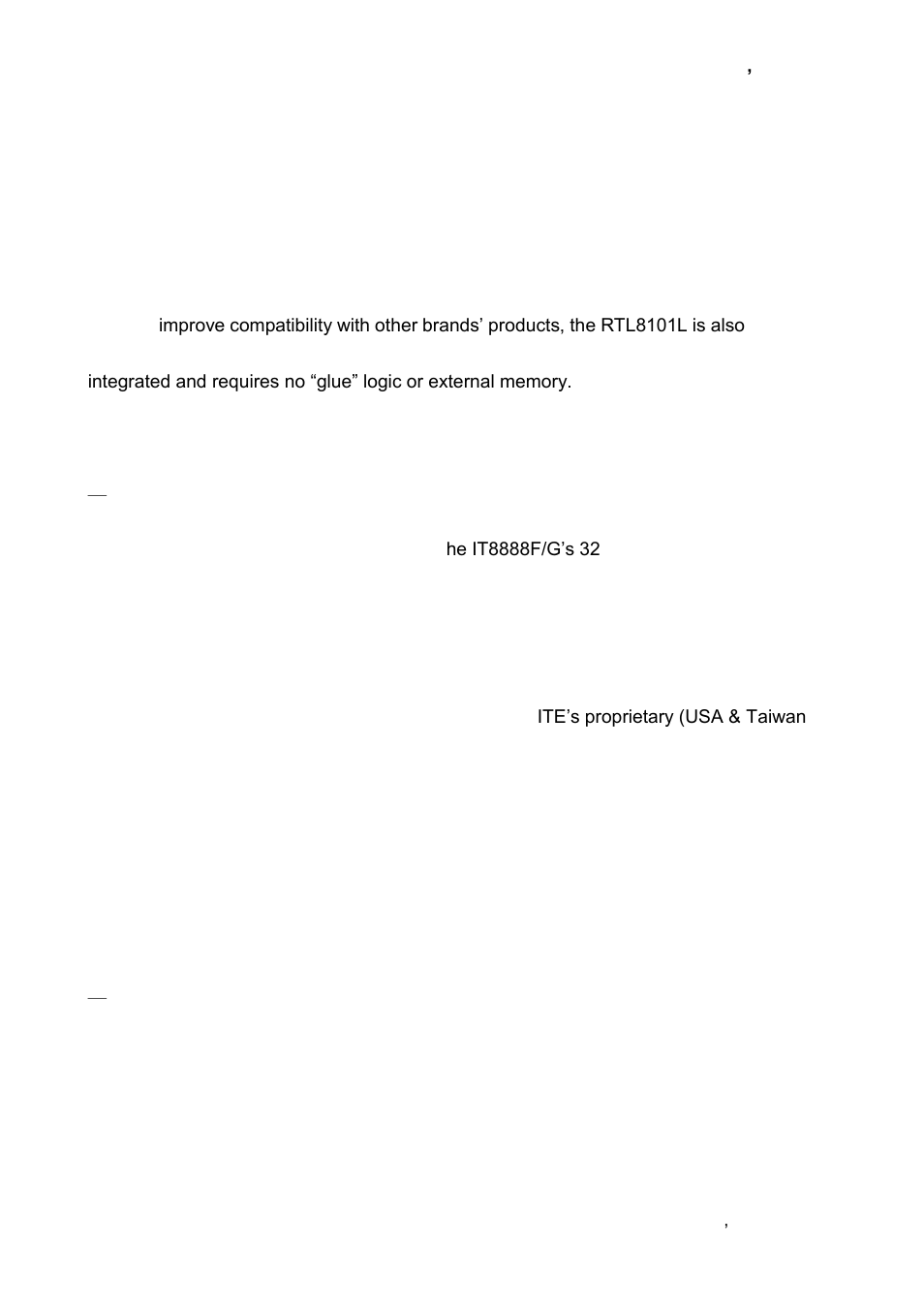 Ite it8888 pci to isa bridge, Compact flash interface | Avalue ECM-LX800D User Manual | Page 77 / 94