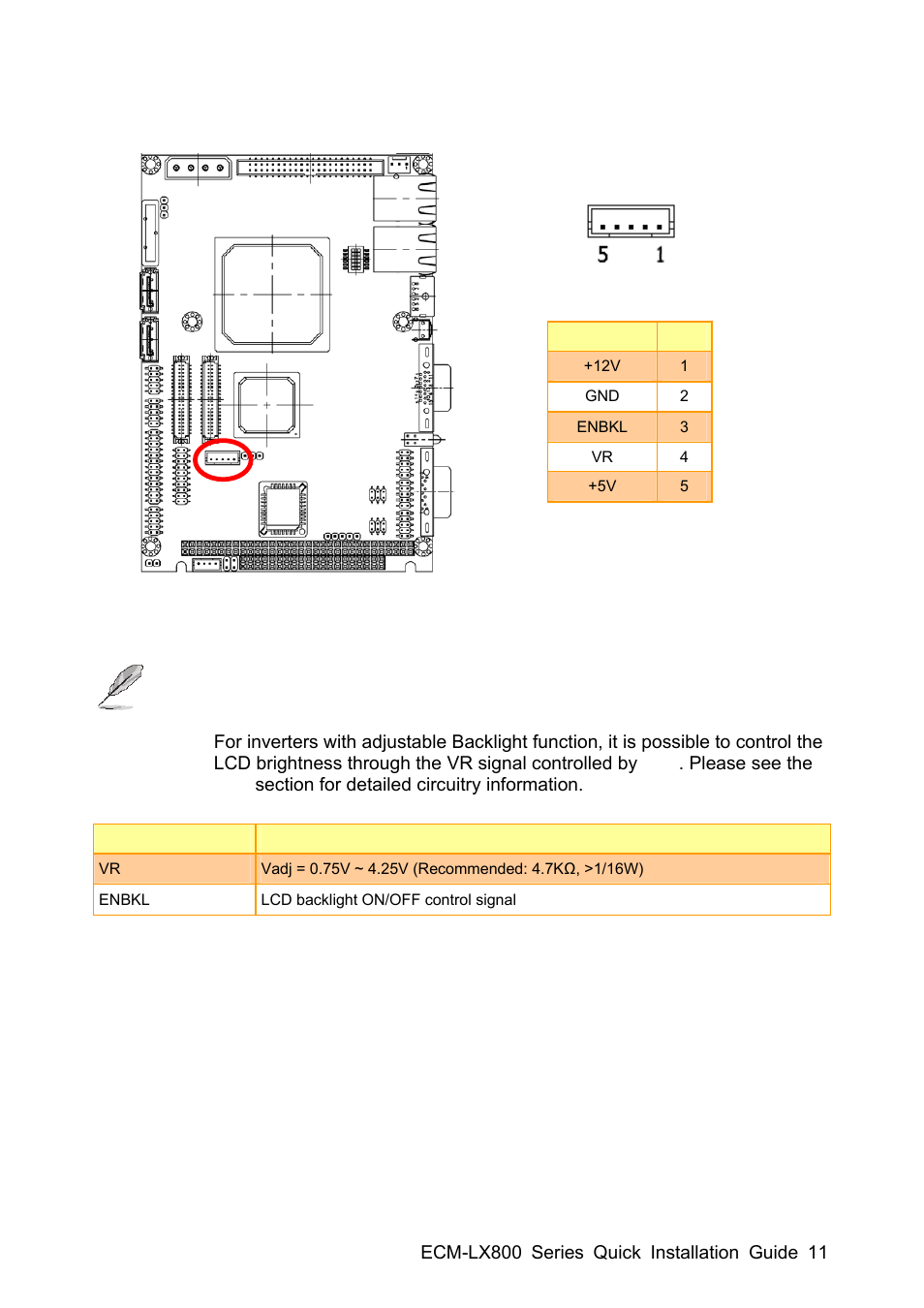 Avalue ECM-LX800 User Manual | Page 11 / 24