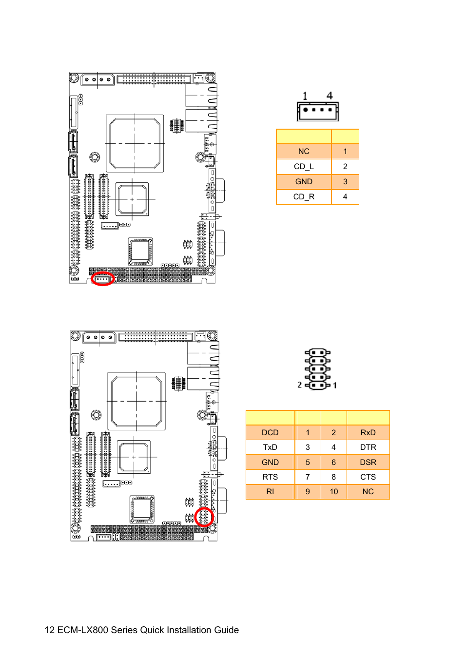 Avalue ECM-LX800 User Manual | Page 12 / 24