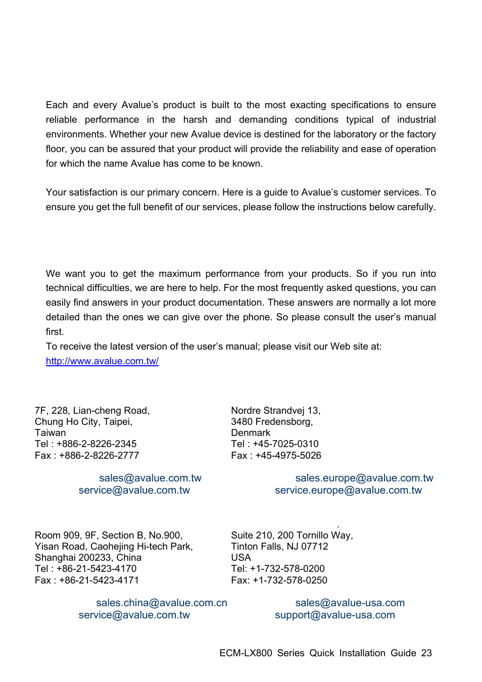 Avalue ECM-LX800 User Manual | Page 23 / 24